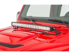 Quadratec Hood Mount Light Bracket for Jeep Wrangler 2007-2018